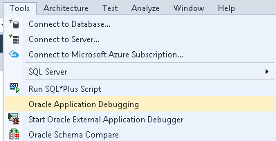 Debugging Oracle PLSQL