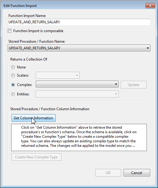 Function Imports and Retrieving Implicit Resultsets | Inserting and Updating Data Directly