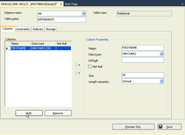 Building .NET Applications Using Oracle Developer Tools for Visual Studio