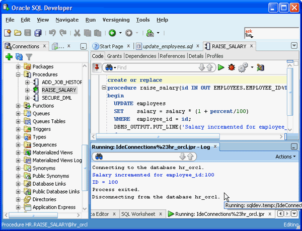 Oracle SQL Developer 2.1 New Features