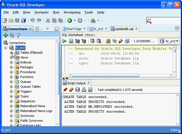 Re-engineering Your Database Using Oracle SQL Developer Data Modeler