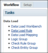 Workflow tab