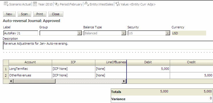 Creating Auto-reversing Journals in Oracle® Hyperion Financial ...