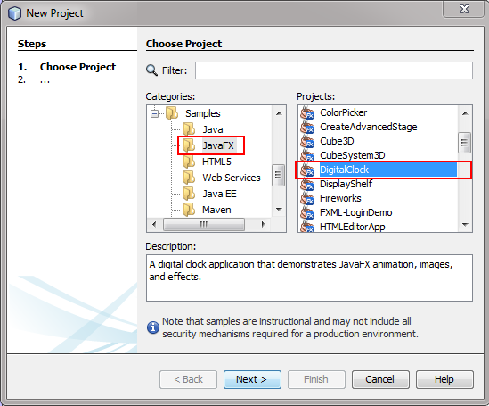 NetBeans Dialog