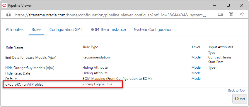 Configuration Pipeline Viewer