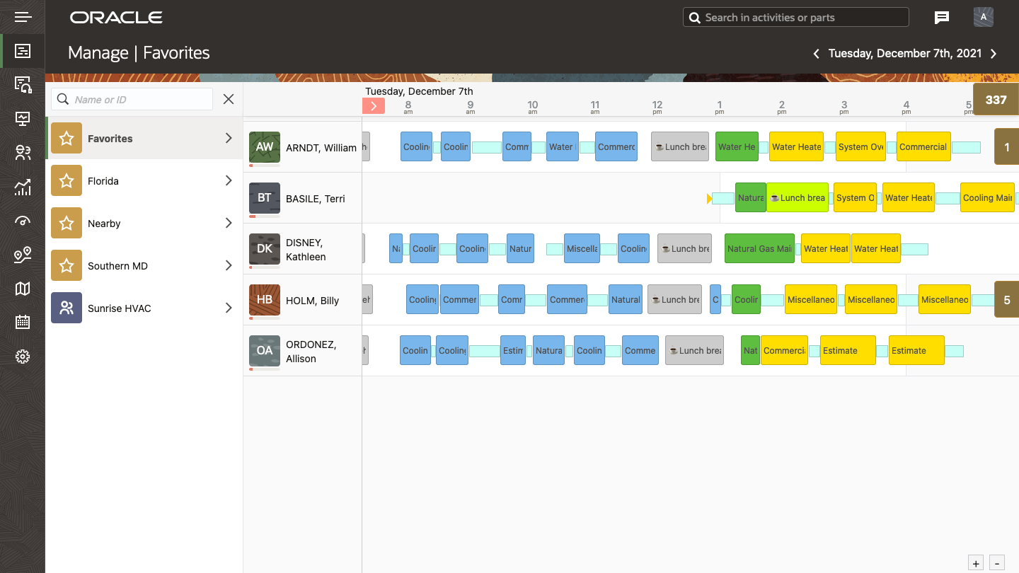 Oracle Field Service Cloud 22A What's New