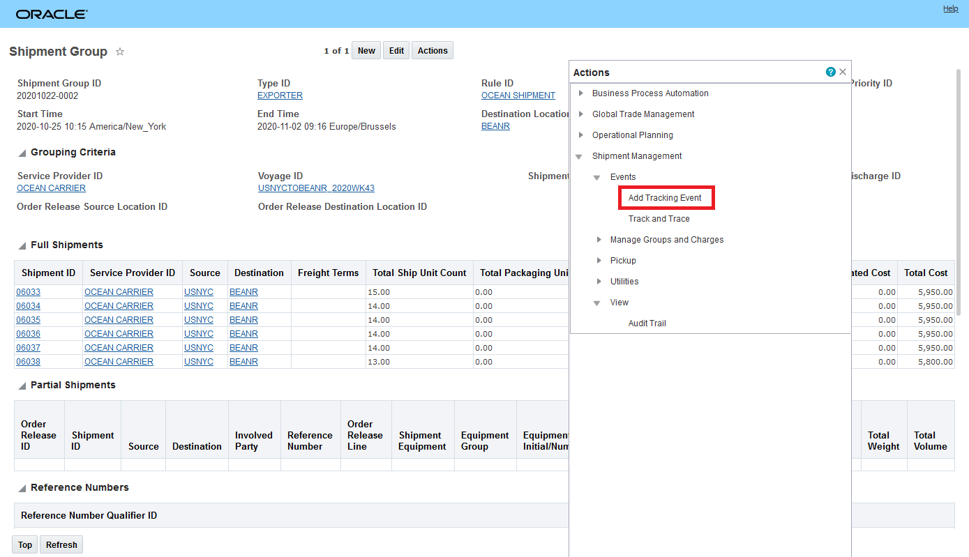 Oracle Transportation and Global Trade Management Cloud 21A What's New