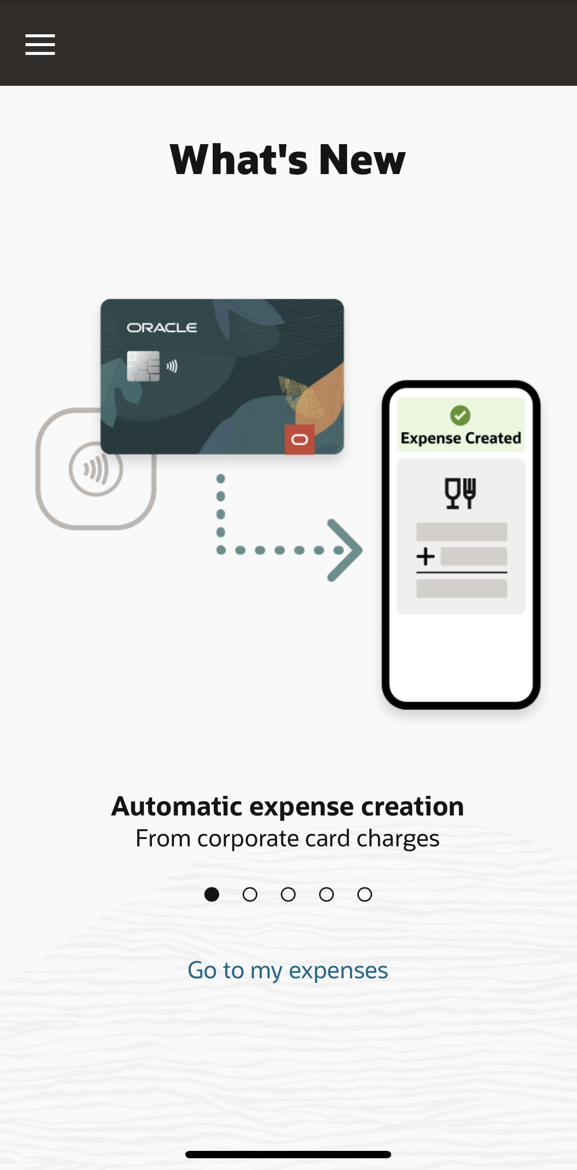 First time user experience - what's new