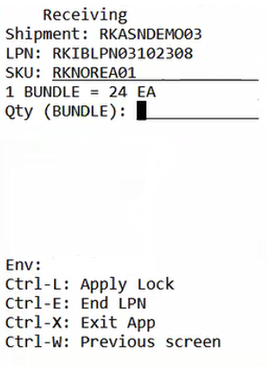 Inferring UOM from Item Barcode during Receiving