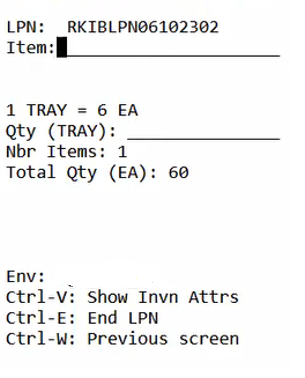 Inferring UOM from Item Barcode during create LPN - Image 2