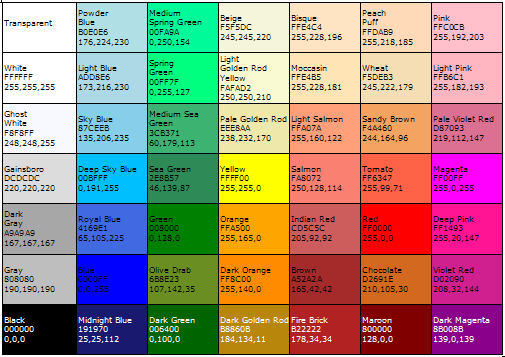 The 49-color palette (default)