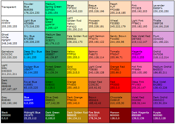 The 64-color palette