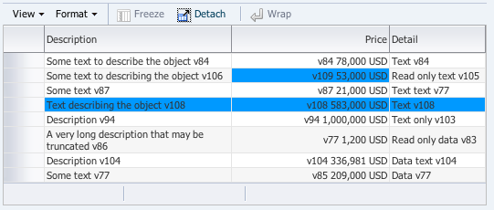 Active Data with Component Level Twinkle Effect