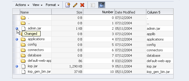 Editable Table with Changed Field Indicator in Row Header