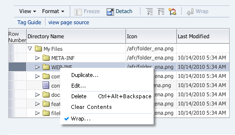 Context Menu