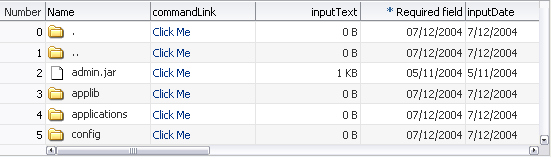 Editable Table with Required Field Indicator in Column Header